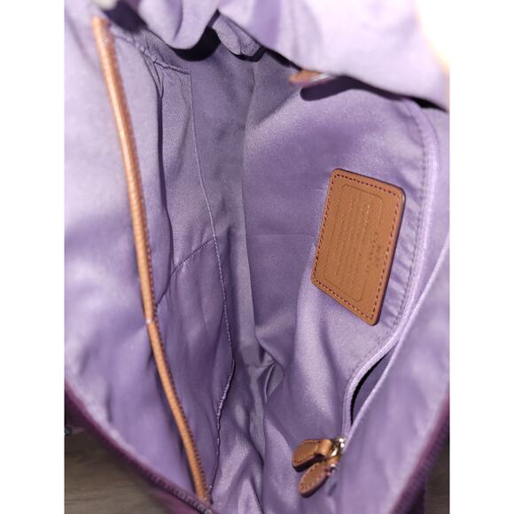 Coach Sawyer crossbody bag in plum - Picture 4 of 5